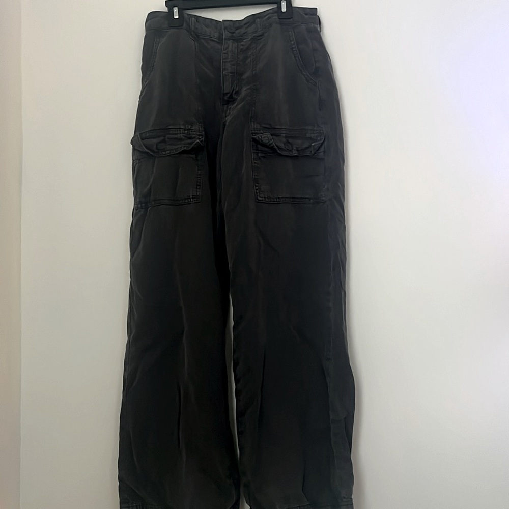American Eagle Dark Grey Cargo Pants Size 2 Short